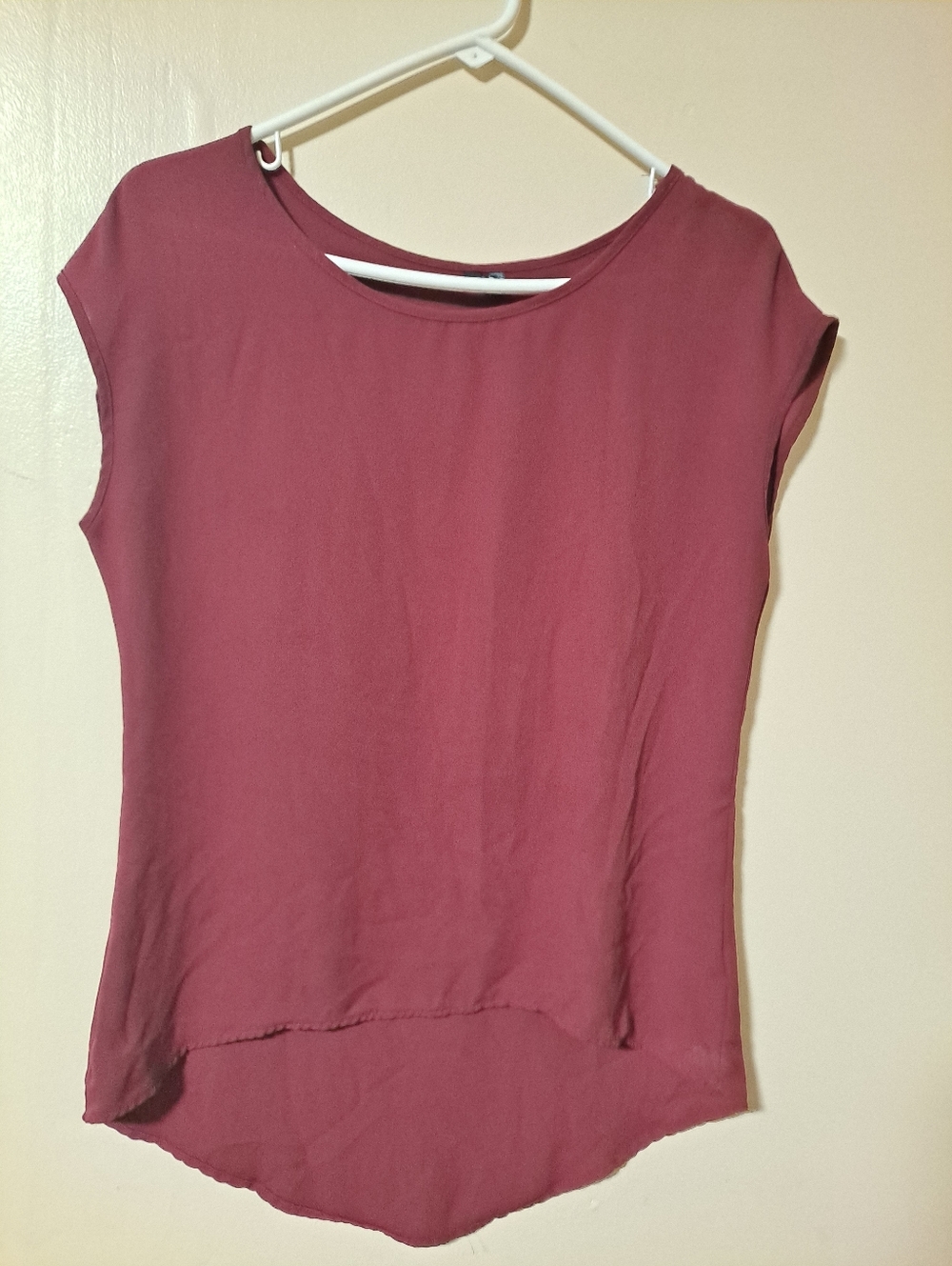 love, Fire Mauve Cap Sleeve Blouse